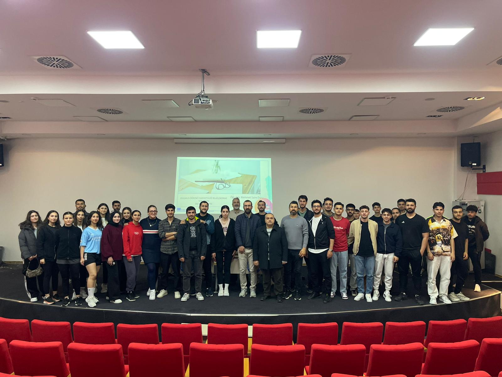 Öğrencilerimiz İçin ERASMUS Bilgilendirme Toplantımız Gerçekleştirildi
